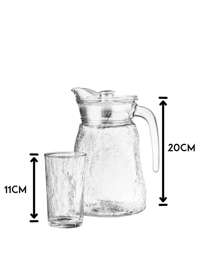 Green Apple A Glass Set Consisting Of 4 Cups Of 300 Ml For Juice And Water - Image 4